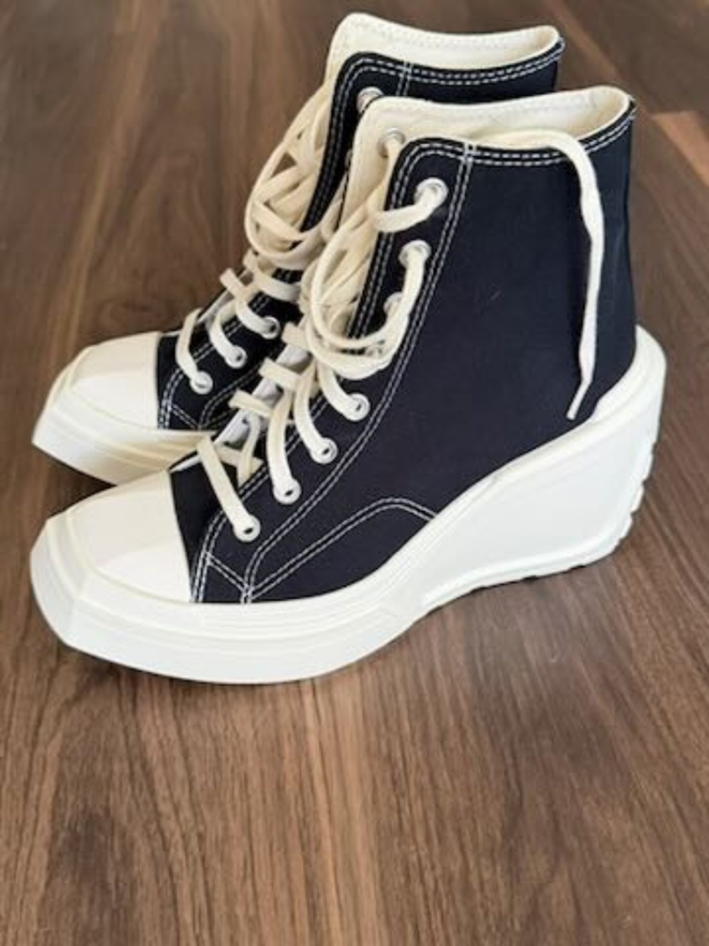 Converse Chuck 70 De Luxe Wedge HI sneakers Size 8
